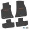 FlexTread 11-24 Dodge Challenger RWD Floor Mats (4pc) w/ Demon Logo - Black / NGCV53041