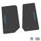 FlexTread 14-18 Jeep Wrangler JK 2Dr Floor Mats (2pc) w/ Rubicon Logo NGTT04013