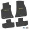 FlexTread 11-24 Dodge Challenger RWD Floor Mats (4pc) w/ Demon Logo - Black / NGCV53041
