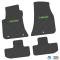 FlexTread 11-24 Dodge Challenger RWD Floor Mats (4pc) w/ HEMI Logo - Black / NGCV53042