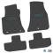 FlexTread 11-24 Dodge Challenger RWD Floor Mats (4pc) w/ Hellcat Logo - Black / NGCV53038