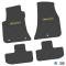 FlexTread 11-24 Dodge Challenger RWD Floor Mats (4pc) w/ Hellcat Logo - Black / NGCV53038