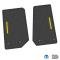FlexTread 14-18 Jeep Wrangler JK 2Dr Floor Mats (2pc) w/ Rubicon Logo NGTT04013