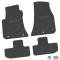 FlexTread 11-24 Dodge Challenger RWD Floor Mats (4pc) w/ HEMI Logo - Black / NGCV53042