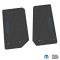 FlexTread 14-18 Jeep Wrangler JK 2Dr Floor Mats (2pc) w/ Rubicon Logo NGTT04013