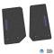 FlexTread 14-18 Jeep Wrangler JK 2Dr Floor Mats (2pc) w/ Rubicon Logo NGTT04013