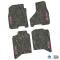 FlexTread 19-24 RAM 2500/3500 Crew Cab Floor Mats w/ RAM Head & Text Logo (4pc) NGTT19010