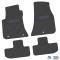 FlexTread 11-24 Dodge Challenger RWD Floor Mats (4pc) w/ Demon Logo - Black / NGCV53041