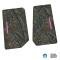 FlexTread 14-18 Jeep Wrangler JK 2Dr Floor Mats (2pc) w/ Rubicon Logo NGTT04013