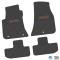 FlexTread 11-24 Dodge Challenger RWD Floor Mats (4pc) w/ Challenger Logo - Black / NGCV53027