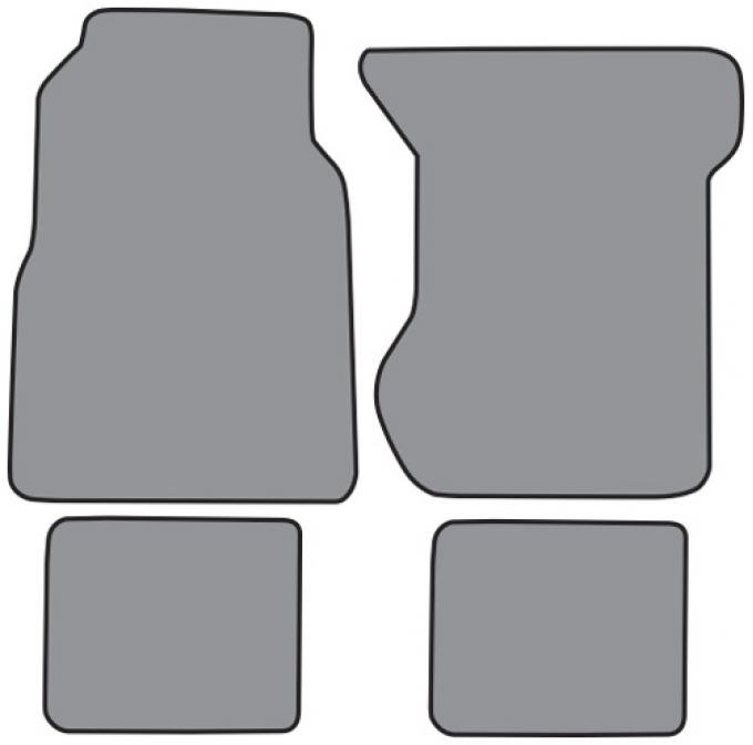 ACC 1974-1978 Ford LTD Floor Mat 4pc (FM352F FM18R) Cutpile