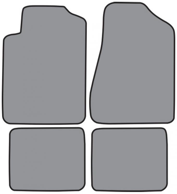 ACC 1995-2000 Chrysler Cirrus Floor Mat 4pc (FM222 FM222R) Cutpile