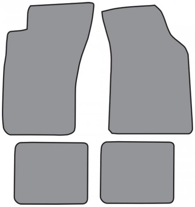 ACC 1991-1996 Dodge Stealth Floor Mat 4pc (DO228F FM18R) Cutpile