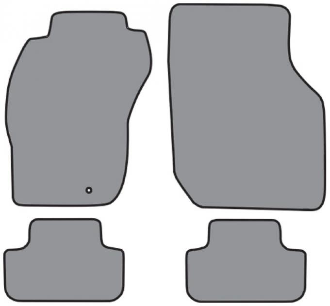 ACC 1995-1998 Eagle Talon Hardtop Floor Mat 4pc (FM65 FM65R) Cutpile