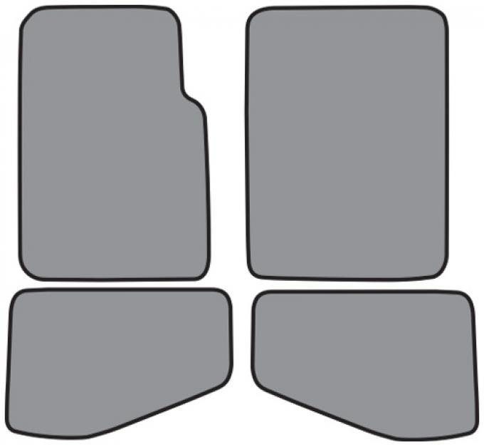 ACC 1997-2006 Jeep Wrangler Floor Mat 4pc (FM164 FM164R) Cutpile