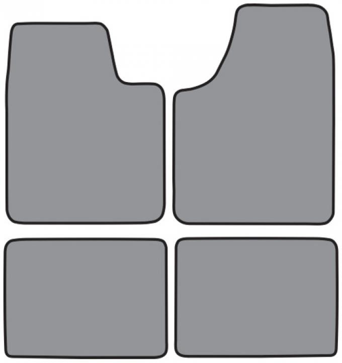 ACC 1997-2005 Buick Century Floor Mat 4pc (FM293 FM293R) Cutpile