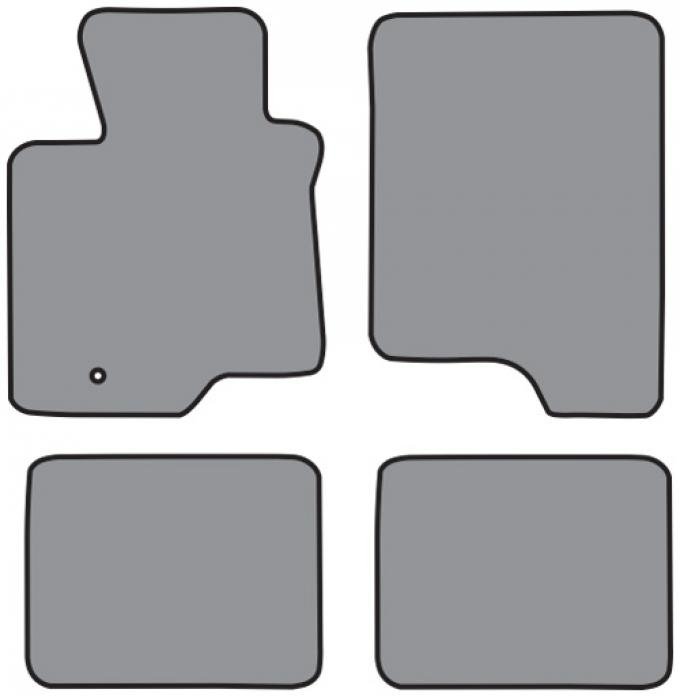 ACC 2001-2003 Ford F-150 Crew Cab Floor Mat 4pc (FM413F FM413R) Cutpile