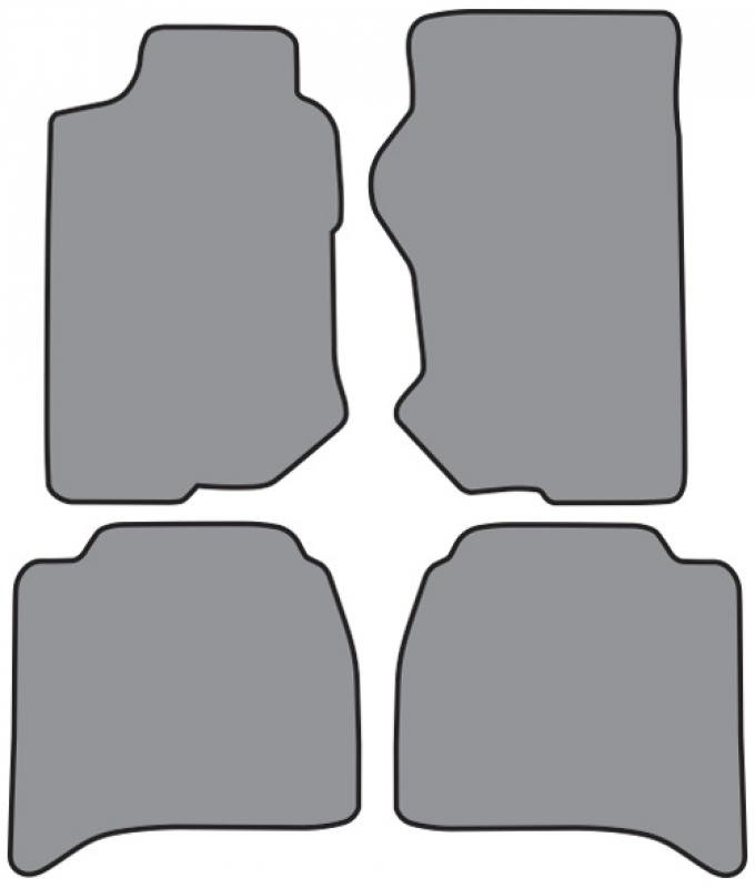 ACC 1998-2002 Honda Passport Floor Mat 4pc (P548 P548R) Cutpile