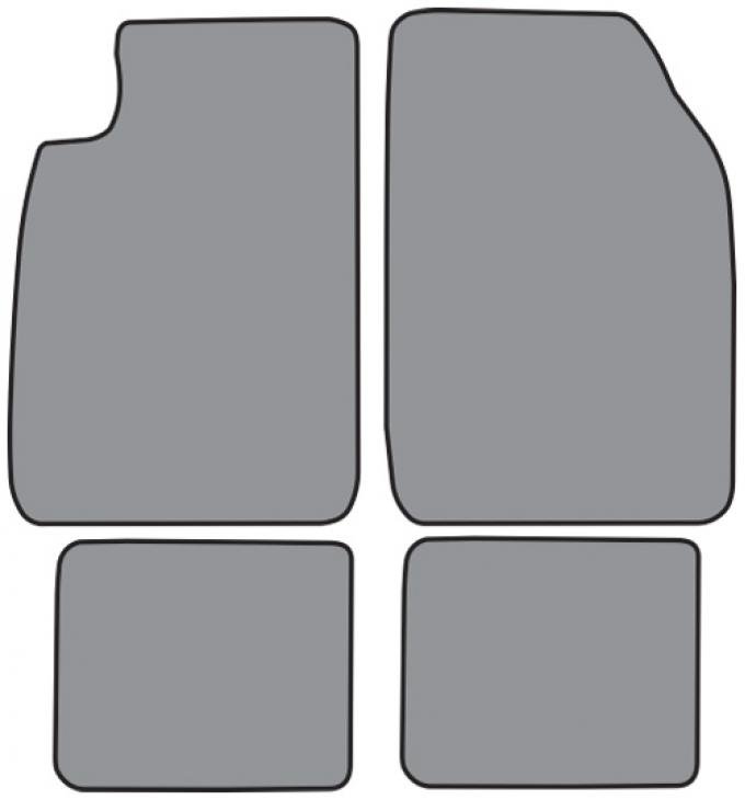 ACC 1991-1994 Nissan Sentra Floor Mat 4pc (NI9194F FM18R) Cutpile