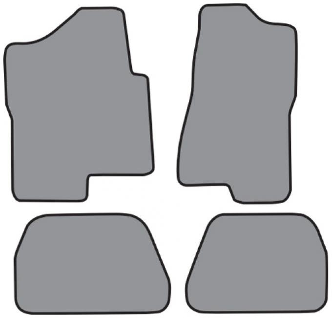 ACC 2000-2006 GMC Yukon XL 1500 Floor Mat 4pc (FM149F FM295R) Cutpile