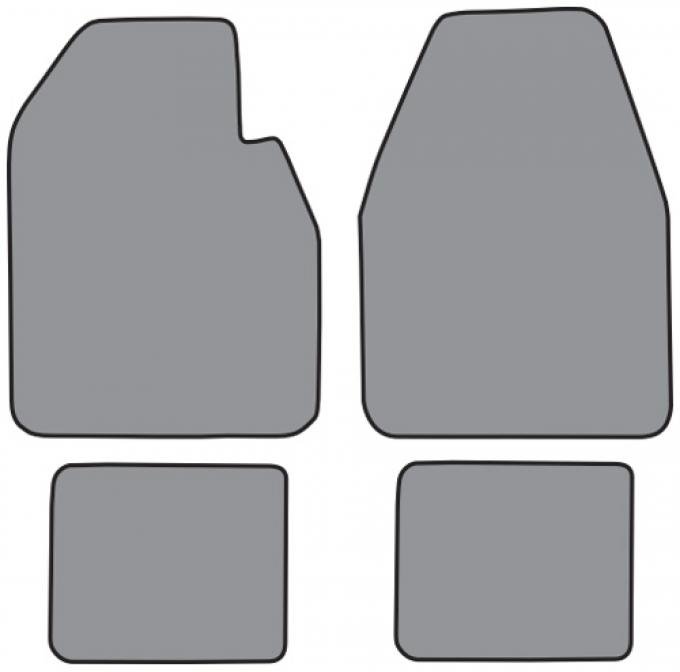 ACC 1974-1978 Dodge Charger Auto Floor Mat 4pc (FM75F FM18R) Cutpile