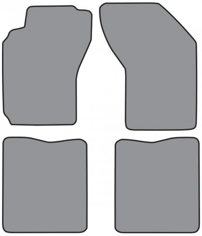 ACC 1989-1994 Nissan Maxima Floor Mat 4pc (FM69 FM69R) Cutpile