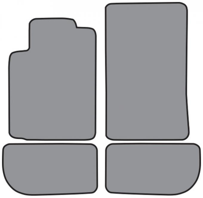 ACC 2008-2012 Cadillac CTS Floor Mat 4pc (FM419F FM419R) Cutpile