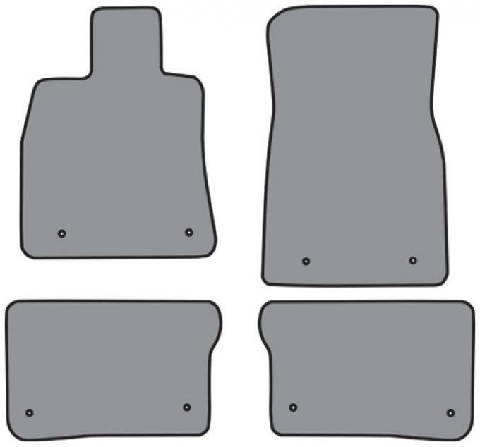 ACC 2016-2018 Cadillac CT6 Floor Mat 4pc (P626 P626R) Cutpile