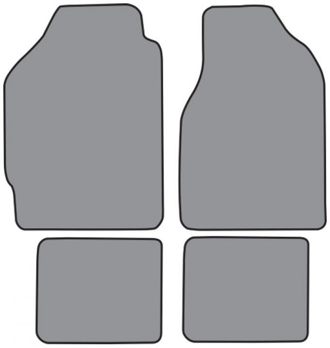 ACC 1987-1994 Dodge Shadow Floor Mat 4pc (DO682F FM18R) Cutpile