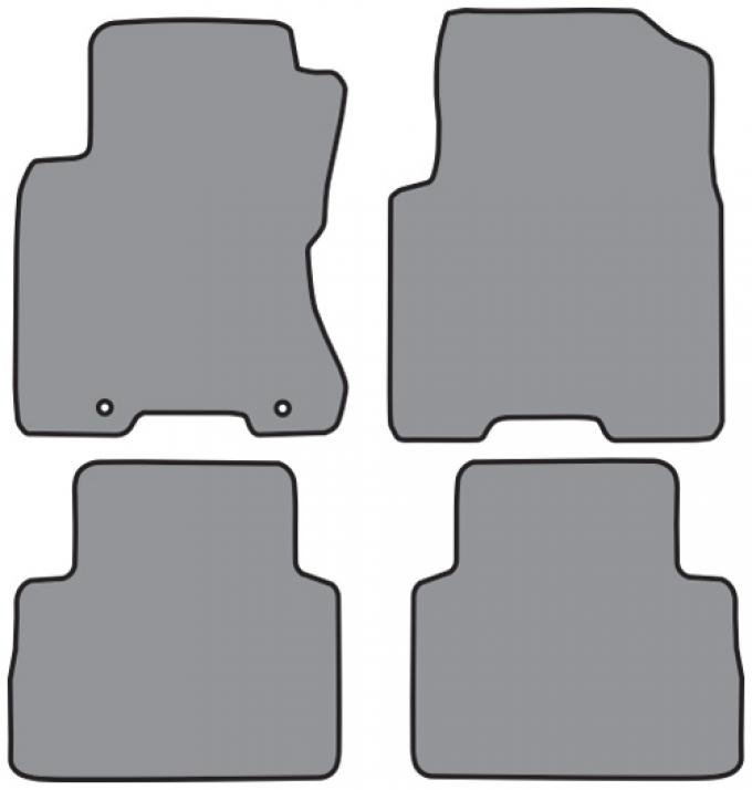 ACC 2014-2015 Nissan Rogue Select Floor Mat 4pc (P601 P601R) Cutpile