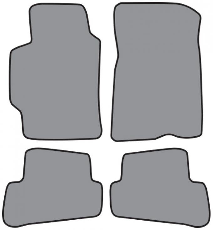 ACC 1993-1997 Mazda MX-6 Floor Mat 4pc (A5353 A5353R) Cutpile