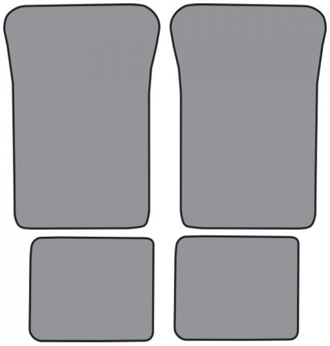 ACC 1986-1993 Buick Riviera Floor Mat 4pc (A5245F FM18R) Cutpile