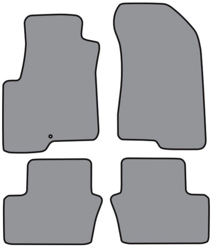 ACC 2007-2017 Jeep Compass Floor Mat 4pc (P603 P603R) Cutpile