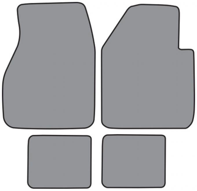 ACC 1962-1973 Chrysler New Yorker Floor Mat 4pc (FM364F FM18R) Loop