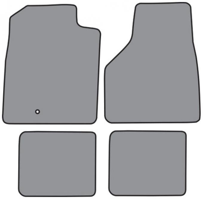 ACC 2006-2009 Dodge Ram 2500 Mega Cab Crew Cab Style Floor Mat 4pc (FM297F FM18R) Cutpile