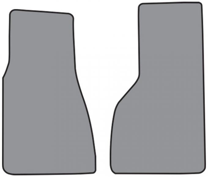 ACC 1963-1980 Triumph Spitfire Floor Mat 2pc (FM345F) Cutpile