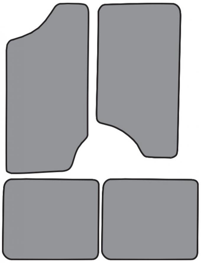 ACC 1998-2000 GMC Jimmy Envoy Floor Mat 4pc (FM100F FM18R) Cutpile