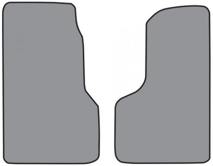 ACC 2003-2006 GMC C4500 Topkick Crew Cab Pickup Floor Mat 2pc (P505F) Cutpile