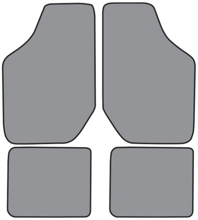 ACC 1993-1997 Oldsmobile Cutlass Supreme Hardtop/Sedan Floor Mat 4pc (FM151F FM18R) Cutpile