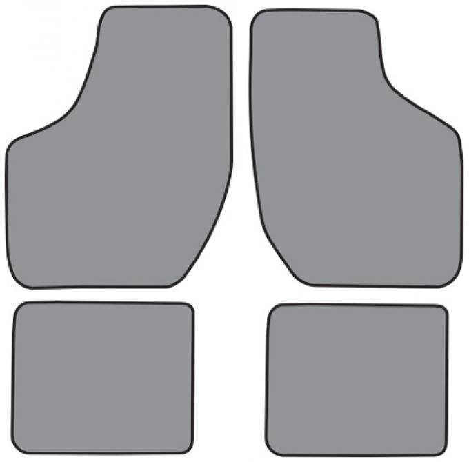 ACC 1995-1999 Chevrolet Monte Carlo Floor Mat 4pc (FM274F FM18R) Cutpile