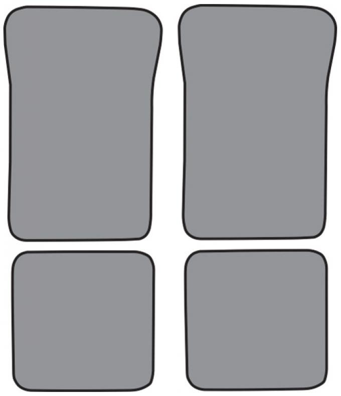 ACC 1994-1999 Cadillac DeVille Floor Mat 4pc (FM177 FM177R) Cutpile