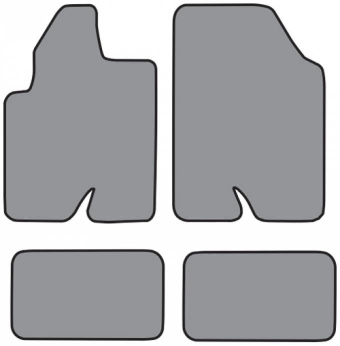 ACC 2008-2010 Ford Escape Floor Mat 4pc (FM401AF FM401R) Cutpile