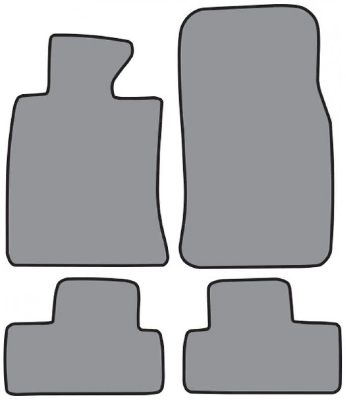ACC 2002-2006 Mini Cooper Floor Mat 4pc (P338 P338R-2) Cutpile