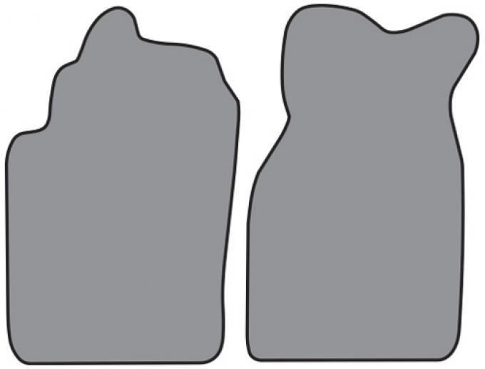 ACC 1982-1984 Dodge Rampage Floor Mat Frt Row 2pc (CR185F) Cutpile