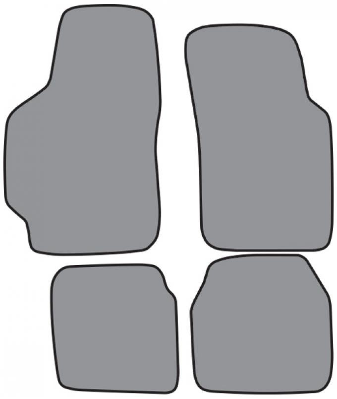 ACC 1990-1992 Toyota Celica All Trac Floor Mat 4pc (P16 P16R) Cutpile