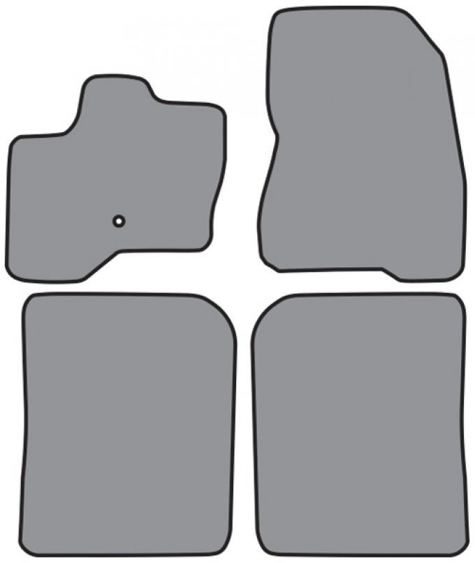 ACC 2009-2010 Ford Flex Floor Mat 4pc (P528 P528R) Cutpile