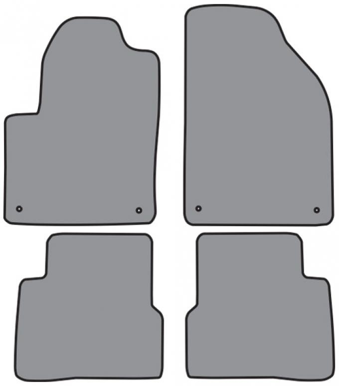ACC 2013-2015 Dodge Dart Floor Mat 4pc (P613 P613R) Cutpile