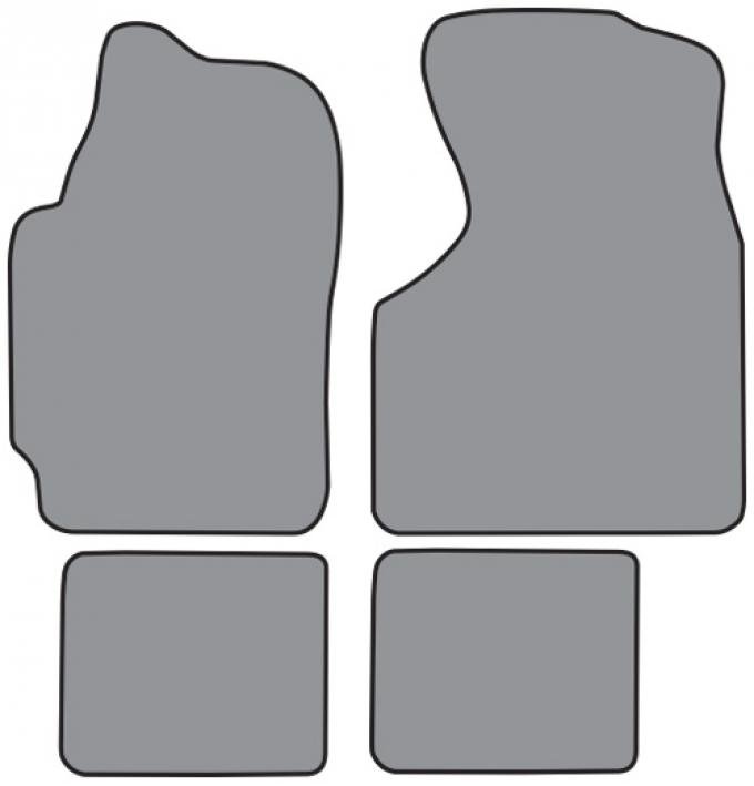 ACC 1985-1989 Chrysler LeBaron GTS 2DR Hatchback Floor Mat 4pc (CR584F FM18R) Cutpile