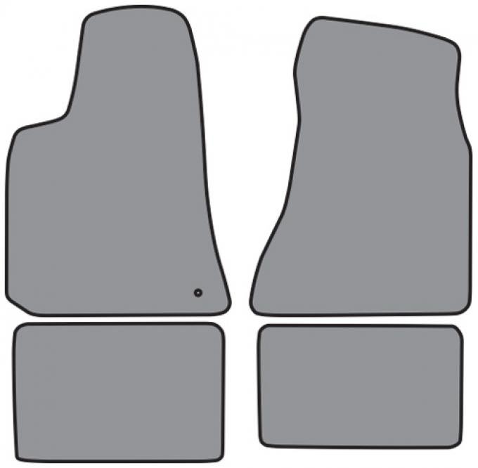 ACC 2005-2008 Dodge Magnum Floor Mat 4pc (FM332 FM332R) Cutpile