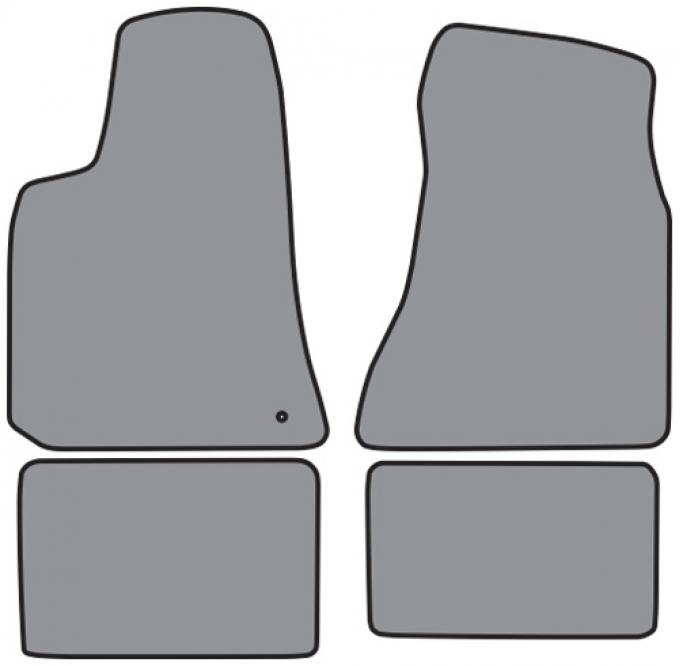 ACC 2006-2010 Dodge Charger Floor Mat 4pc (FM332 FM332R) Cutpile